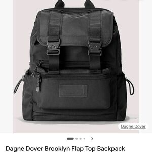 Dagne Dover Charcoal Flap Top Backpack